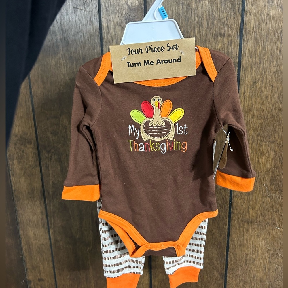 Nwt Gabe’s 1st Thanksgiving set